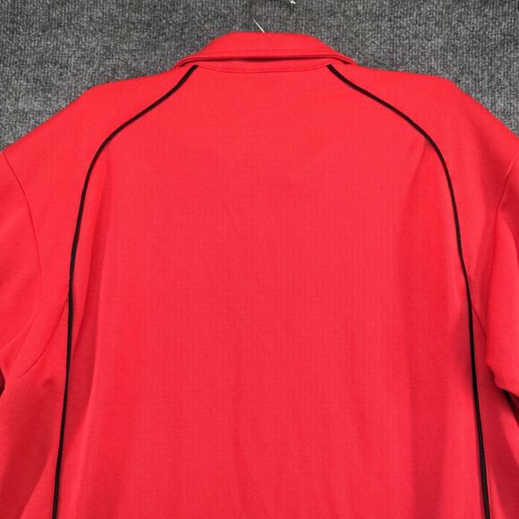 BRG Golf Men's Target Chip Ganassi Racing Polo Shirt Red Large Dry Tech - Picture 8 of 16